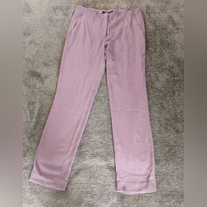 Ralph Lauren Purple Label Lavender Lilac Flat Front Pants SS 2021